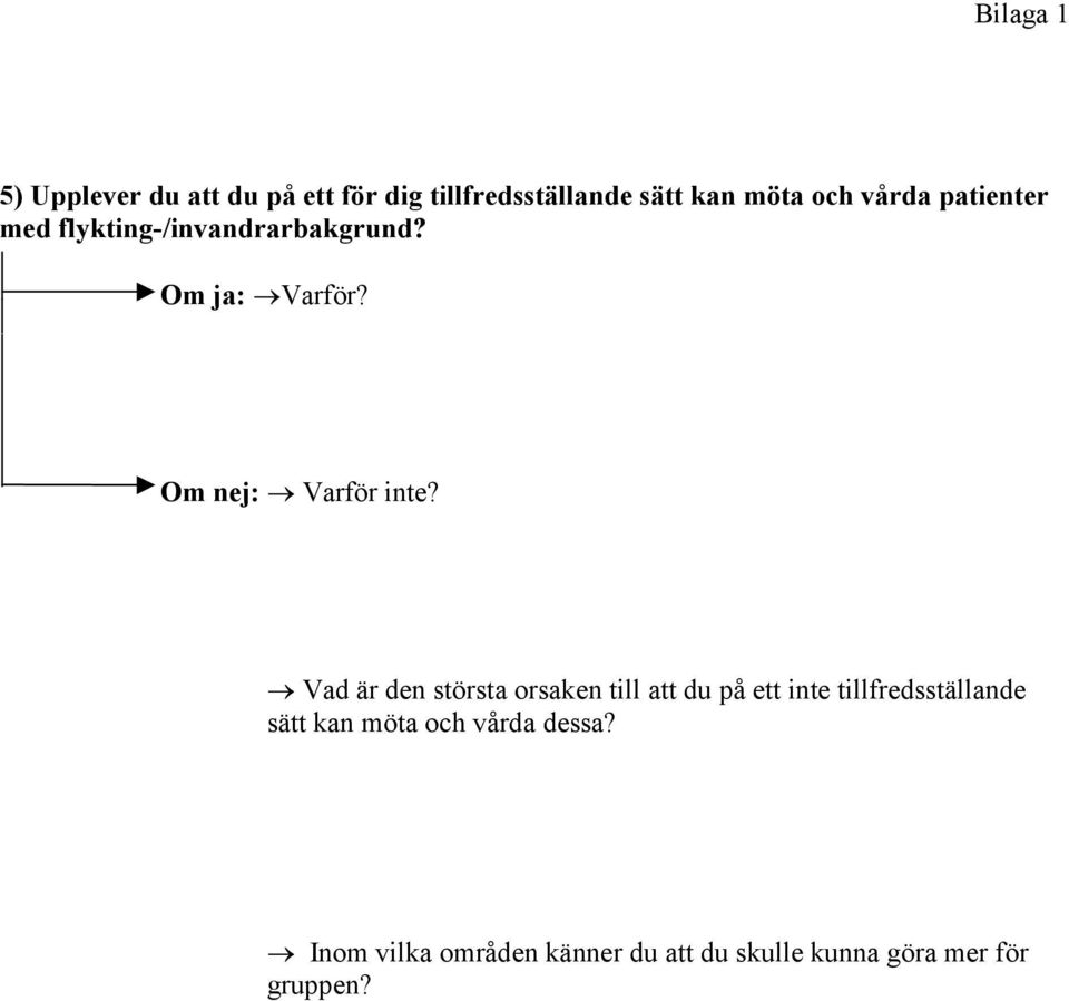 Vad är den största orsaken till att du på ett inte tillfredsställande sätt kan möta