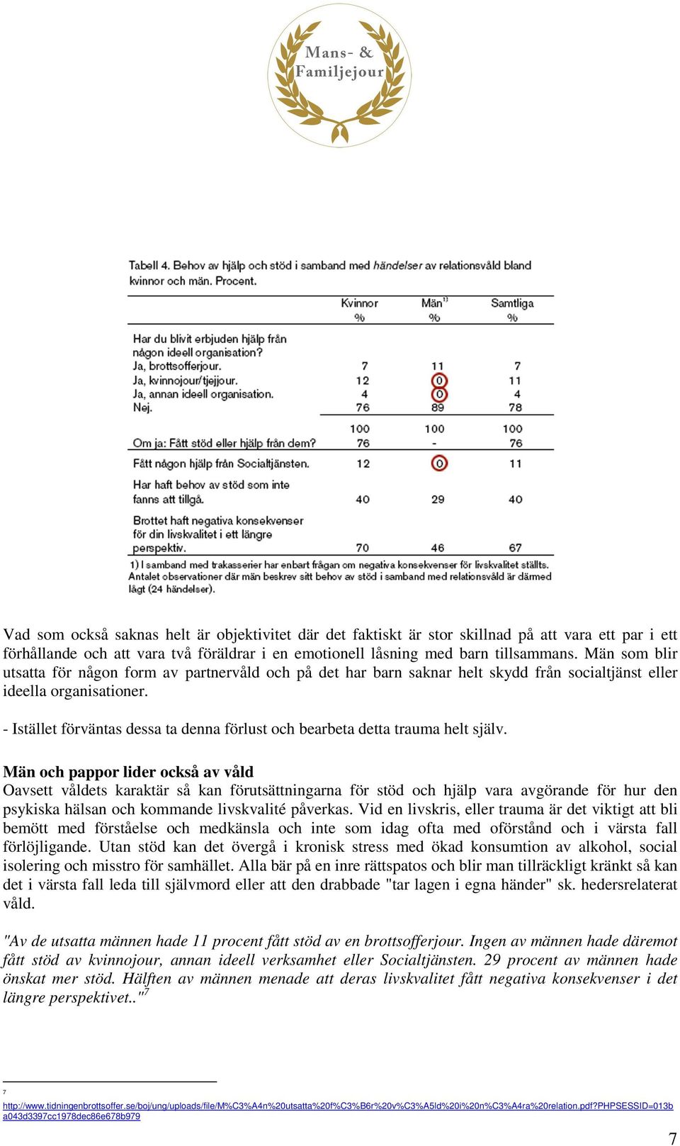 - Istället förväntas dessa ta denna förlust och bearbeta detta trauma helt själv.