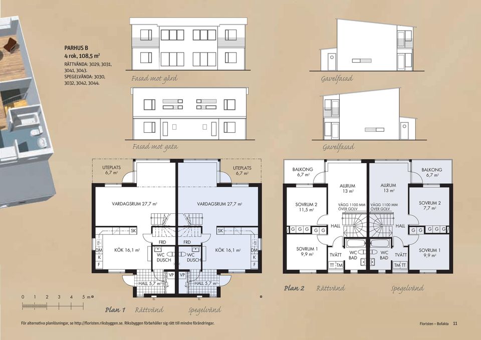 m 2 VARDASRUM 27,7 m 2 SOVRUM 2 11,5 m 2 VÄ 1100 MM ÖVER OLV VÄ 1100 MM ÖVER OLV SOVRUM 2 7,7 m 2 SK SK HALL HALL DM K F KÖK 16,1 m 2 FRD DUSCH FRD DUSCH KÖK 16,1 m 2 DM K F SOVRUM 1 9,9 m 2