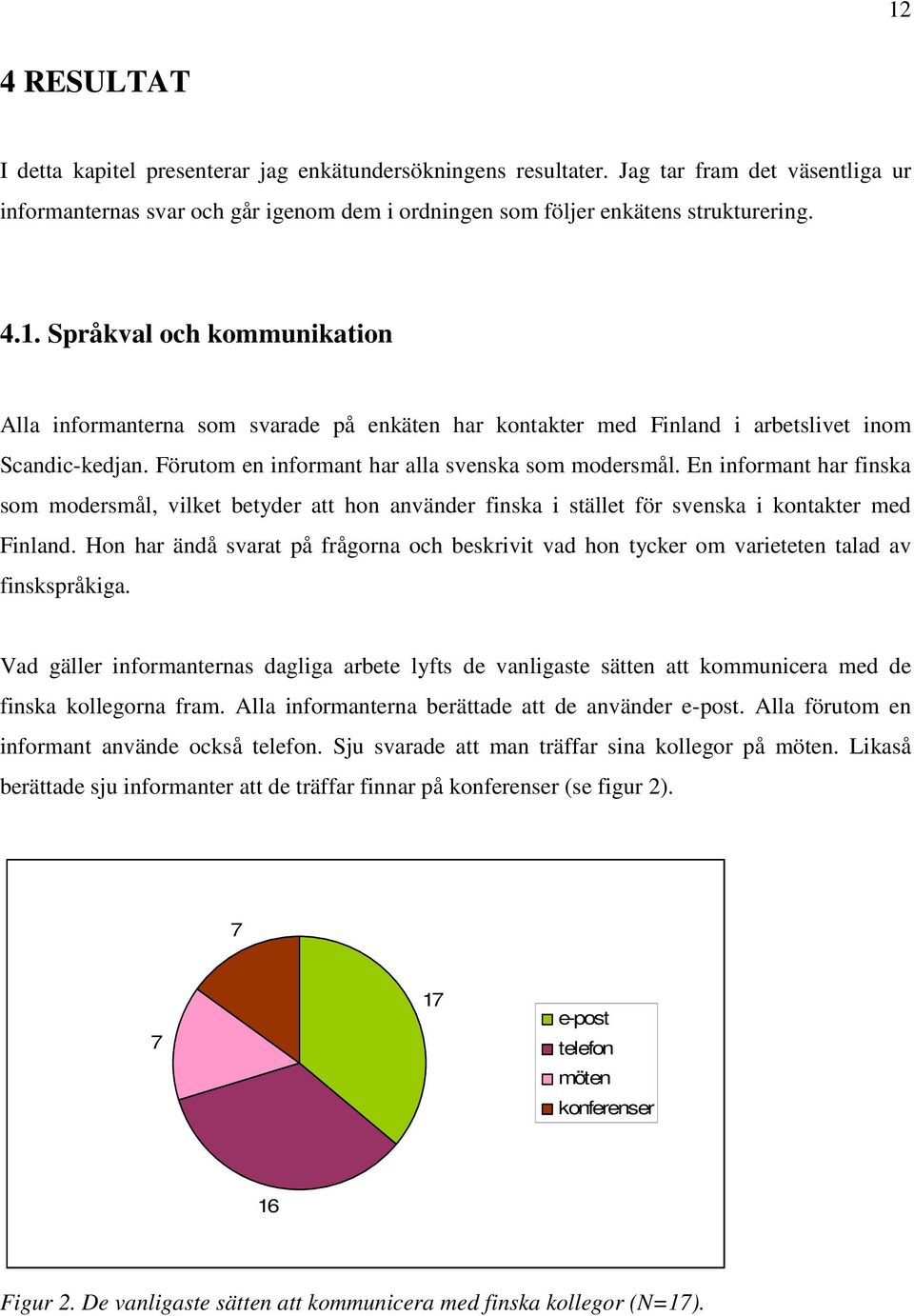 Hon har ändå svarat på frågorna och beskrivit vad hon tycker om varieteten talad av finskspråkiga.