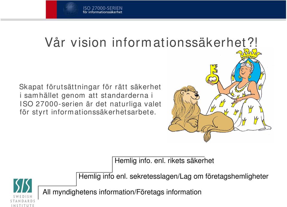 27000-serien är det naturliga valet för styrt informationssäkerhetsarbete.