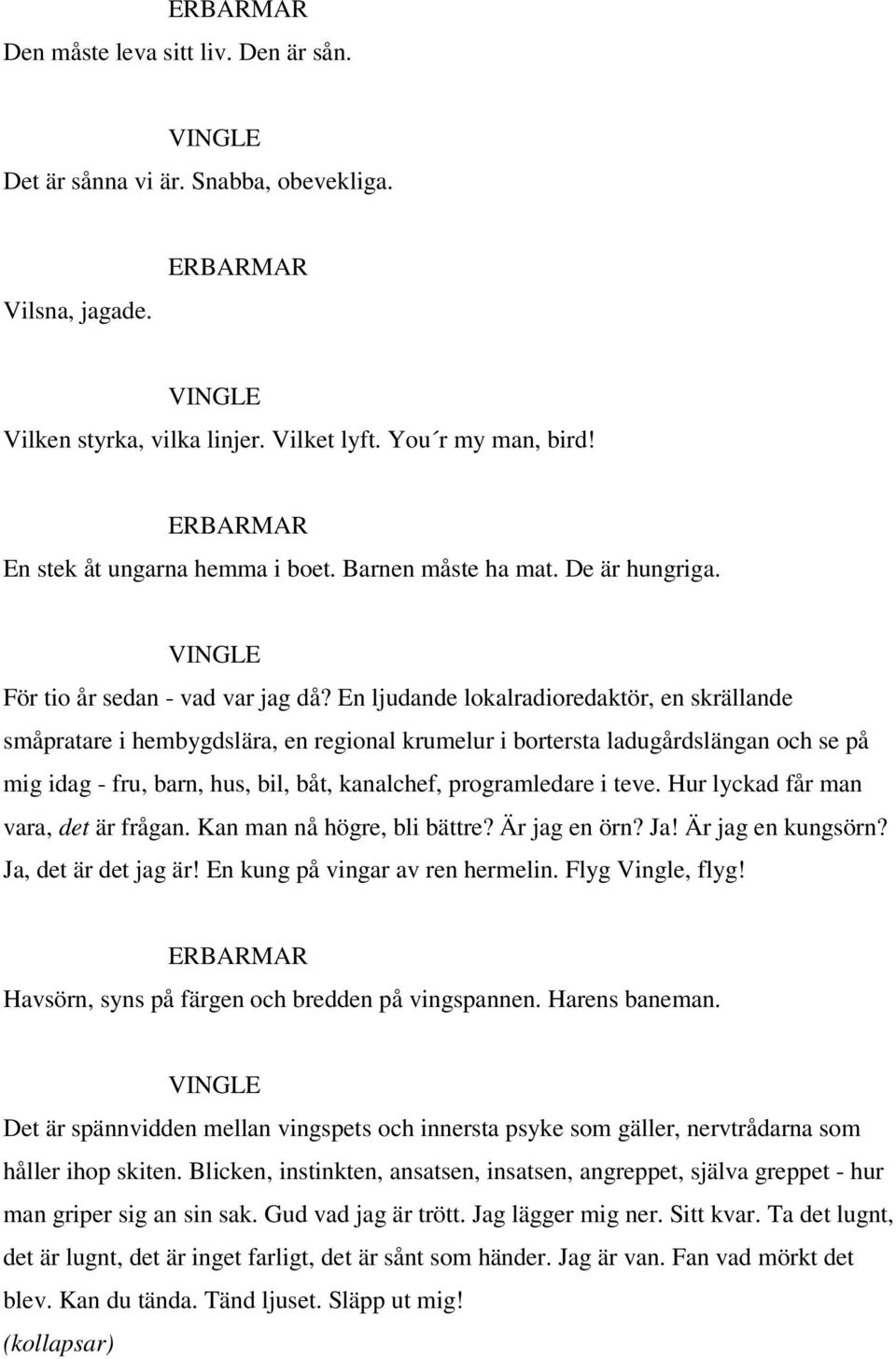 En ljudande lokalradioredaktör, en skrällande småpratare i hembygdslära, en regional krumelur i bortersta ladugårdslängan och se på mig idag - fru, barn, hus, bil, båt, kanalchef, programledare i