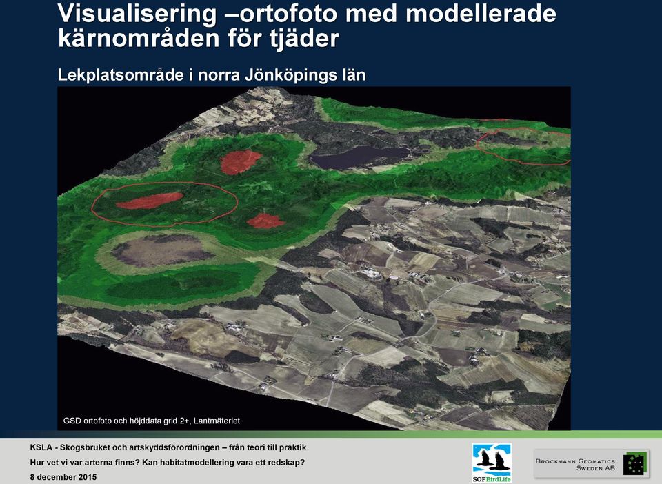 Lekplatsområde i norra Jönköpings