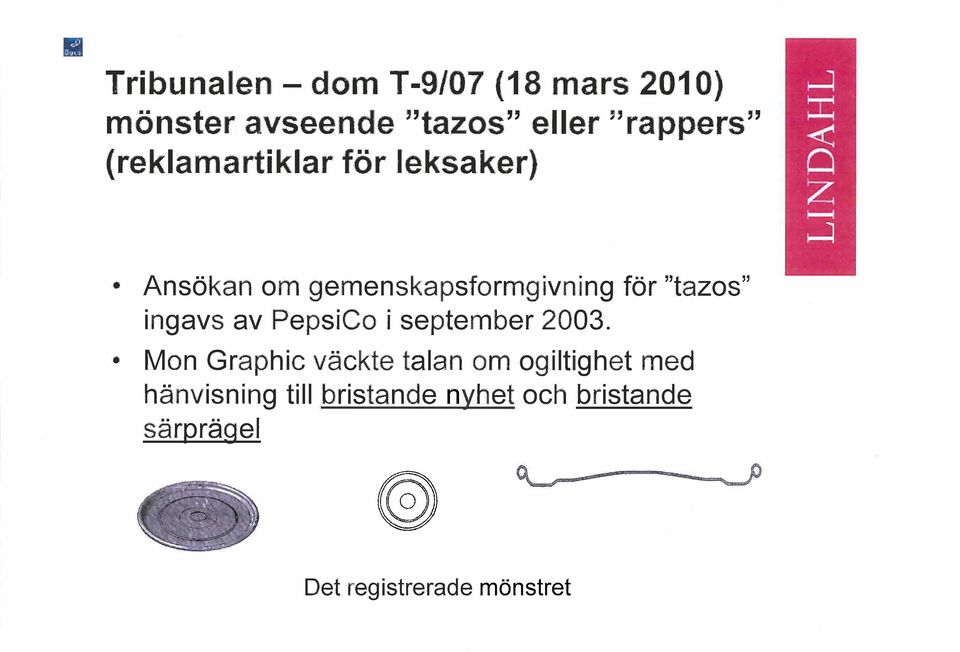 "tazos" ingavs av PepsiCo 1 september 2003.