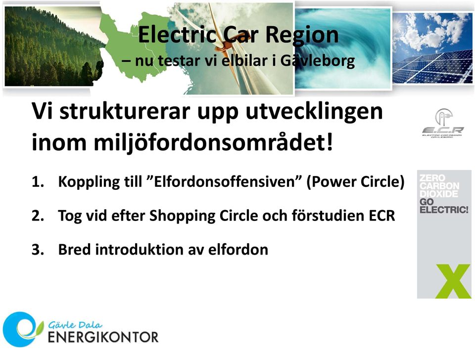 Koppling till Elfordonsoffensiven (Power Circle)