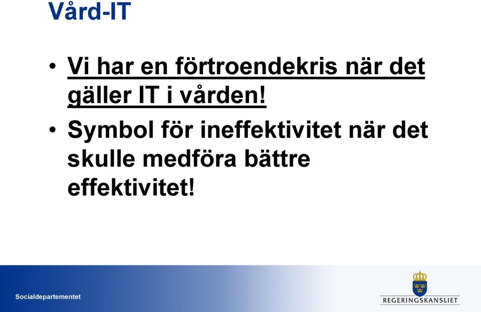 Symbol för ineffektivitet när