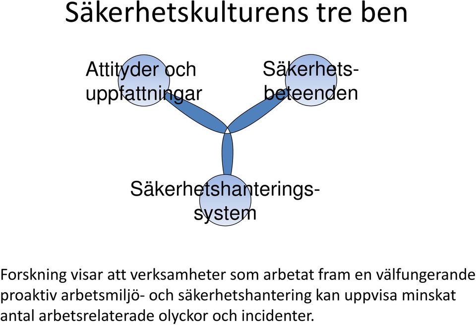 verksamheter som arbetat fram en välfungerande proaktiv arbetsmiljö-