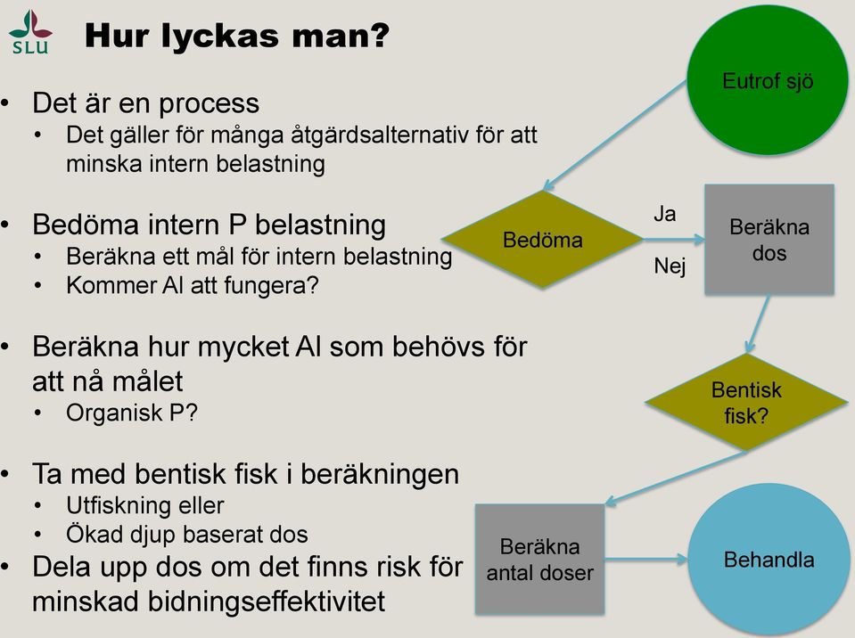 belastning Beräkna ett mål för intern belastning Kommer Al att fungera?