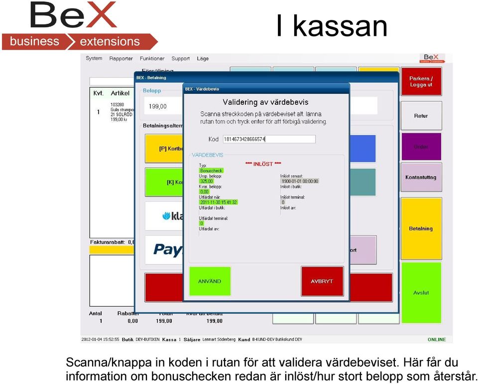 Här får du information om bonuschecken