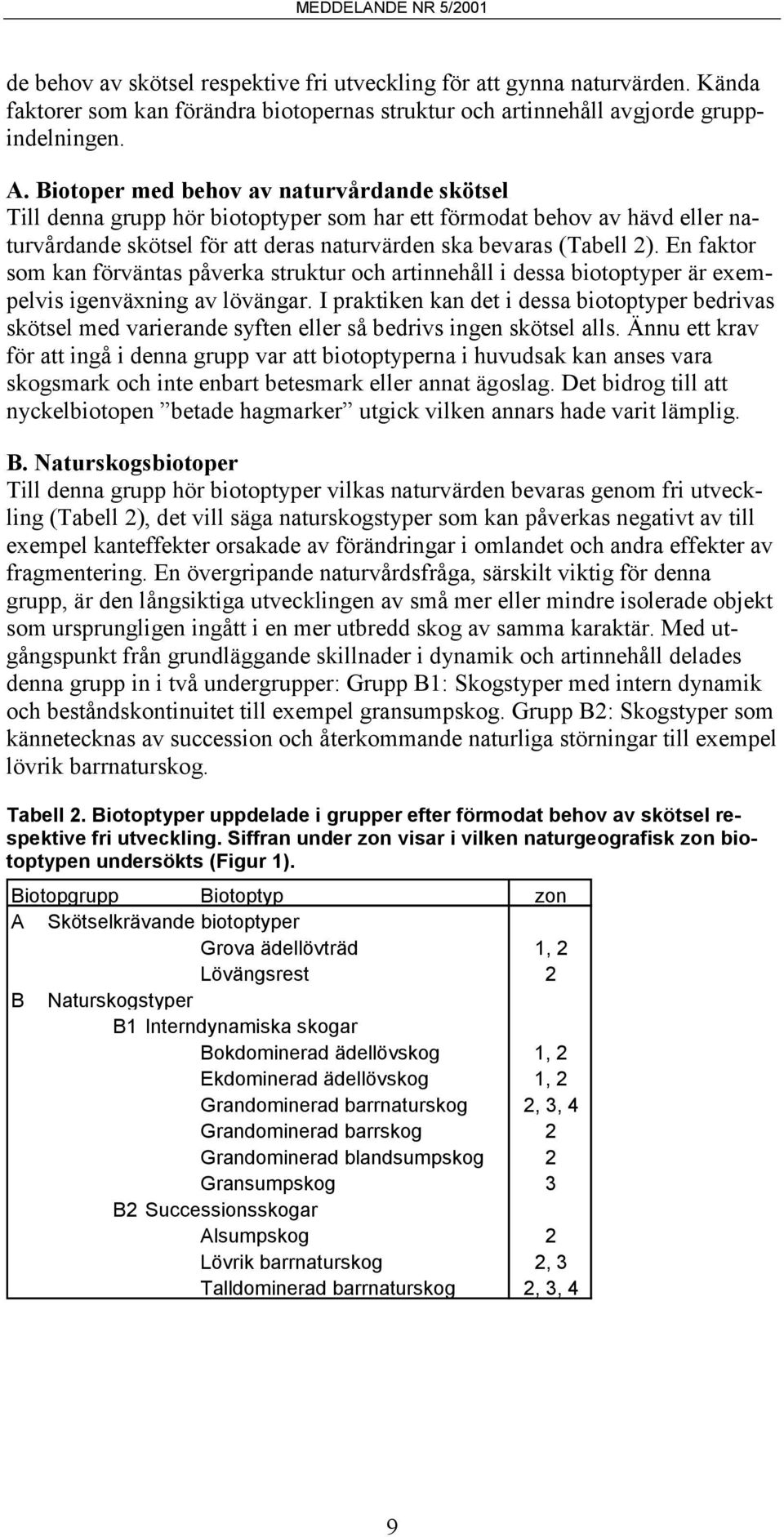 En faktor som kan förväntas påverka struktur och artinnehåll i dessa biotoptyper är exempelvis igenväxning av lövängar.
