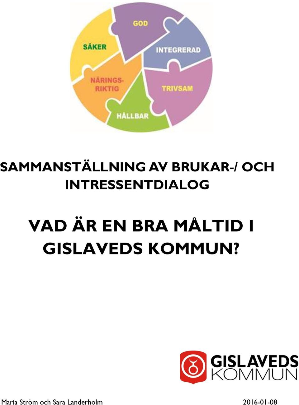 MÅLTID I GISLAVEDS KOMMUN?