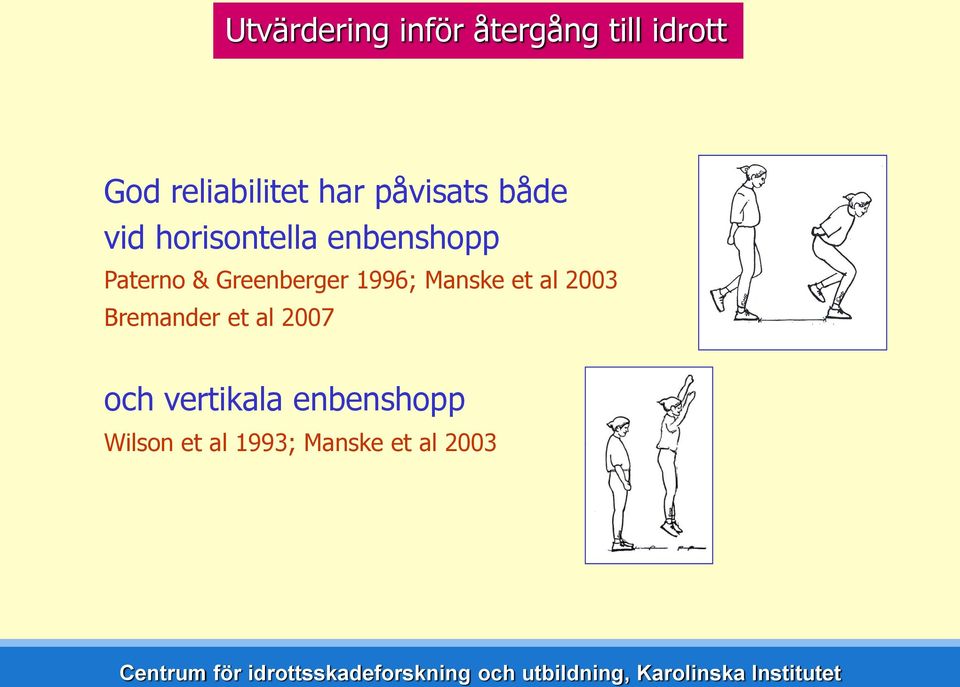 1996; Manske et al 2003 Bremander et al 2007