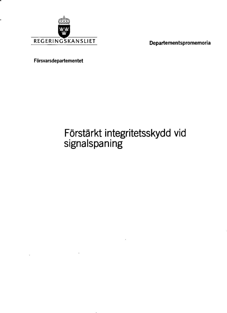 Försvarsdepartementet