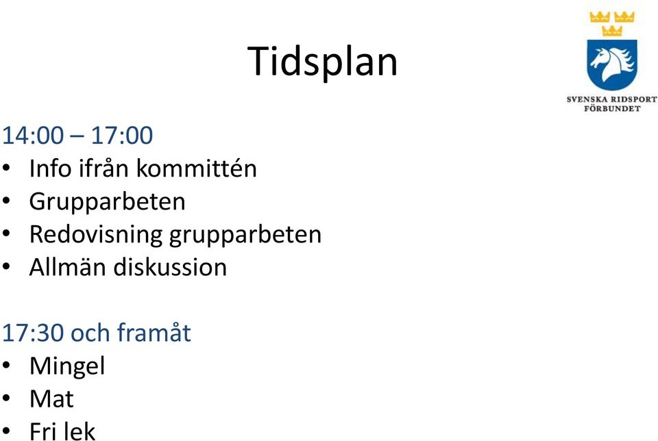 Redovisning grupparbeten Allmän