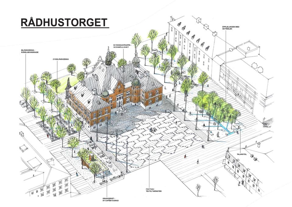 RÖRELSEHINDRADE CYKEL PARKERING TALARSTOL