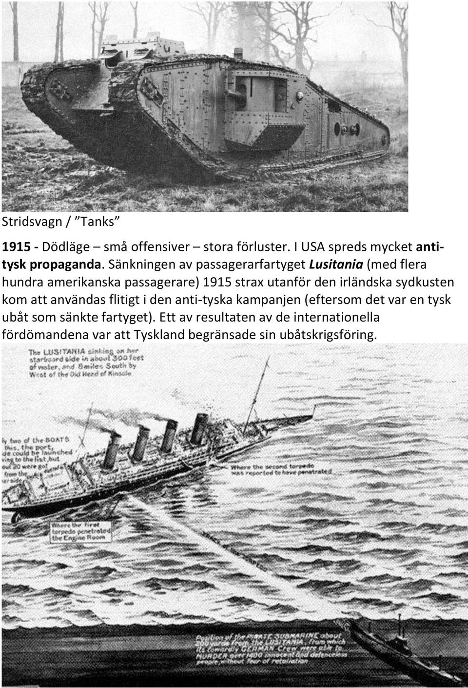 irländska sydkusten kom att användas flitigt i den anti-tyska kampanjen (eftersom det var en tysk ubåt som