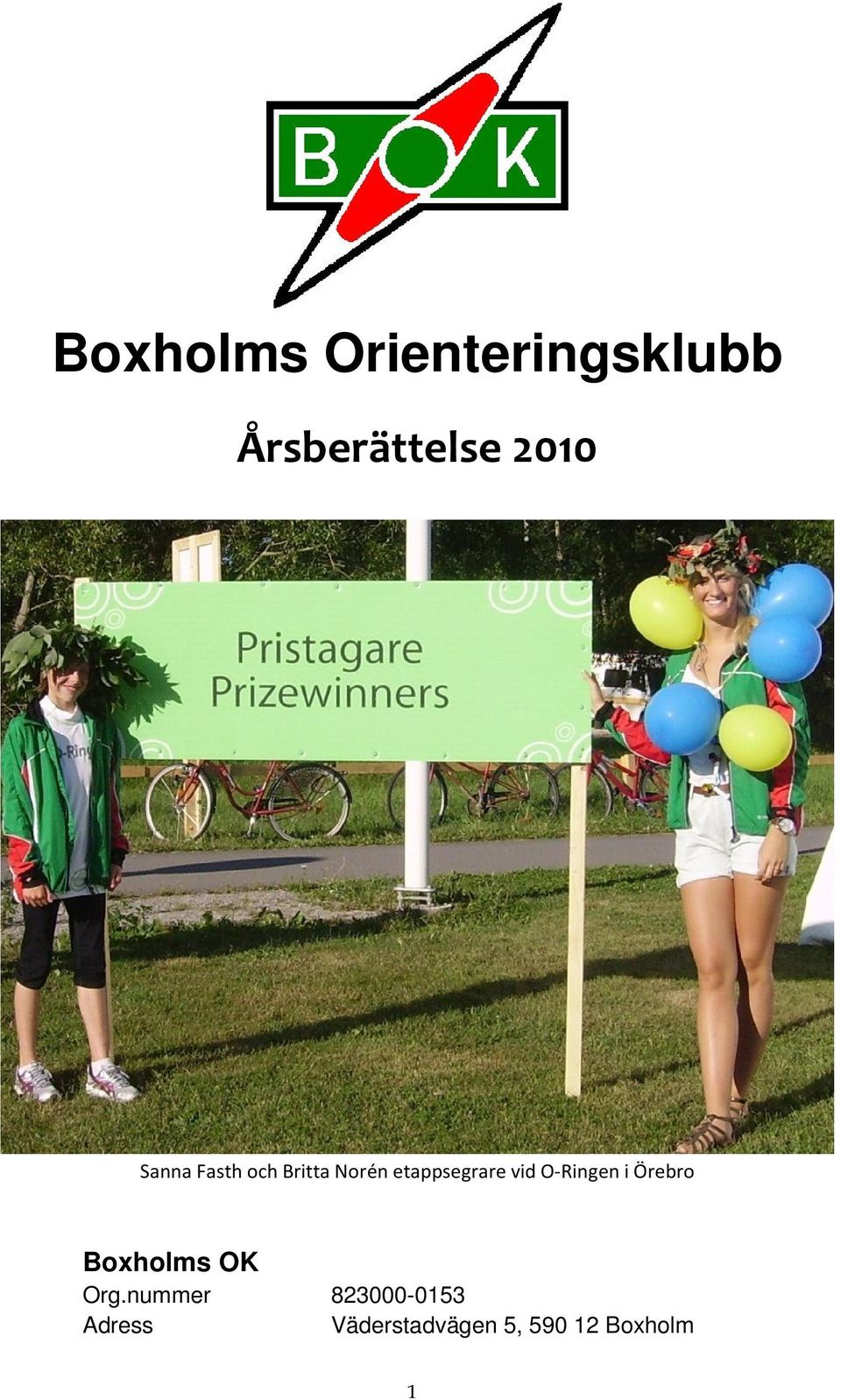 O-Ringen i Örebro Boxholms OK Org.