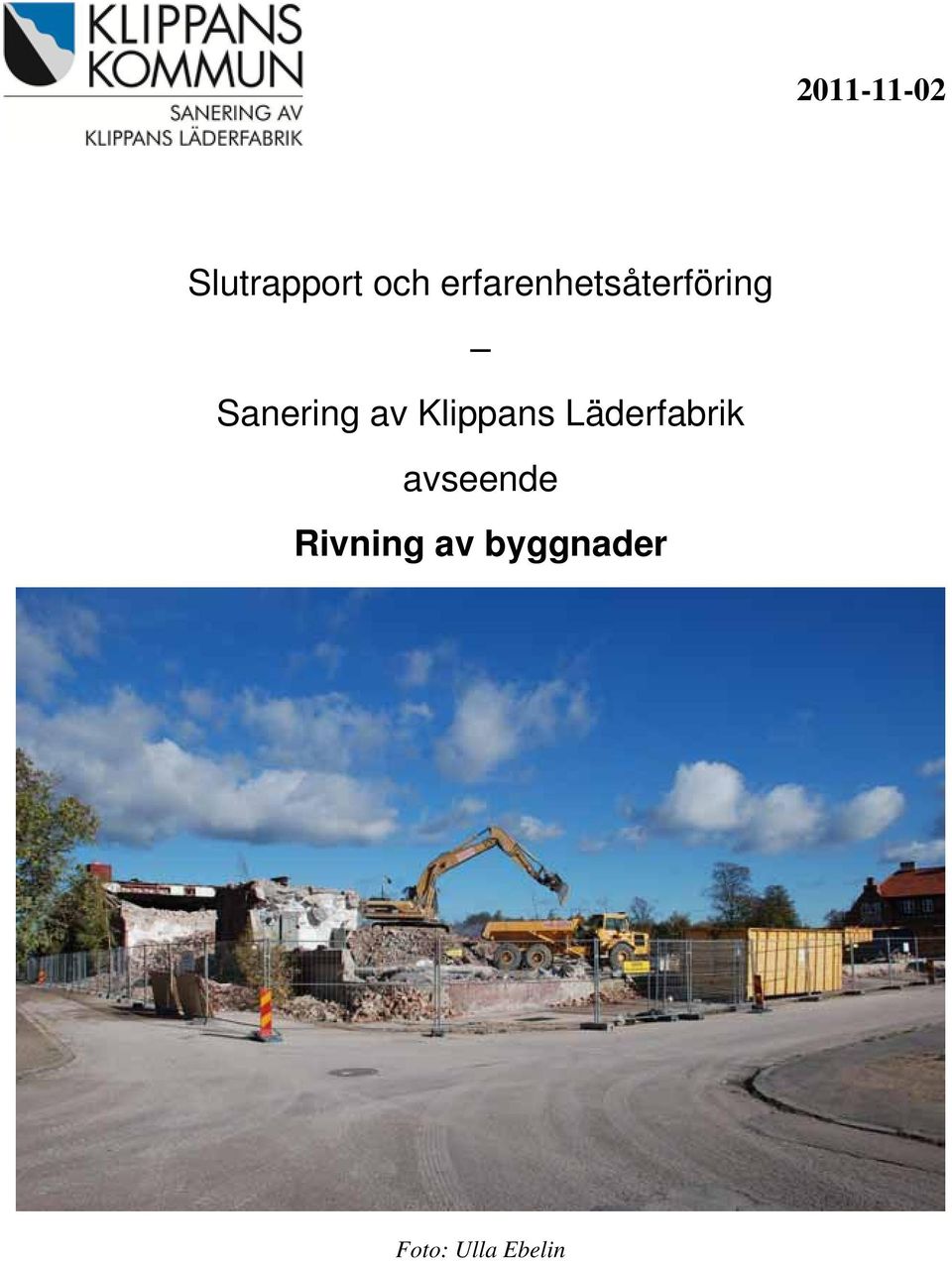 Sanering av Klippans Läderfabrik