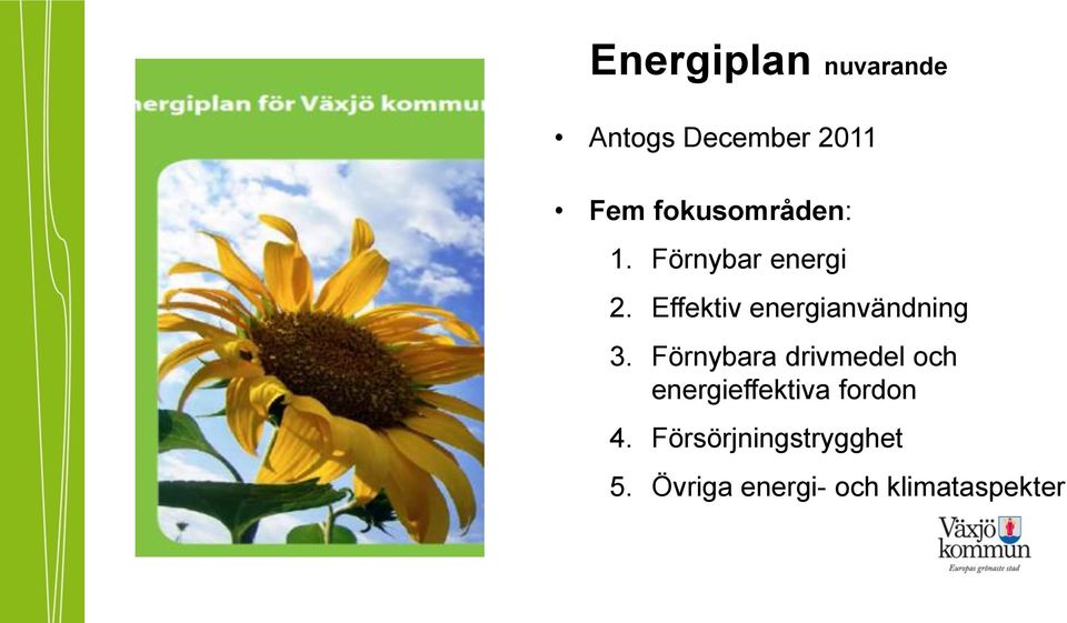 Effektiv energianvändning 3.