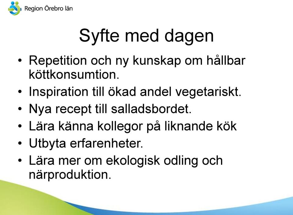 Nya recept till salladsbordet.