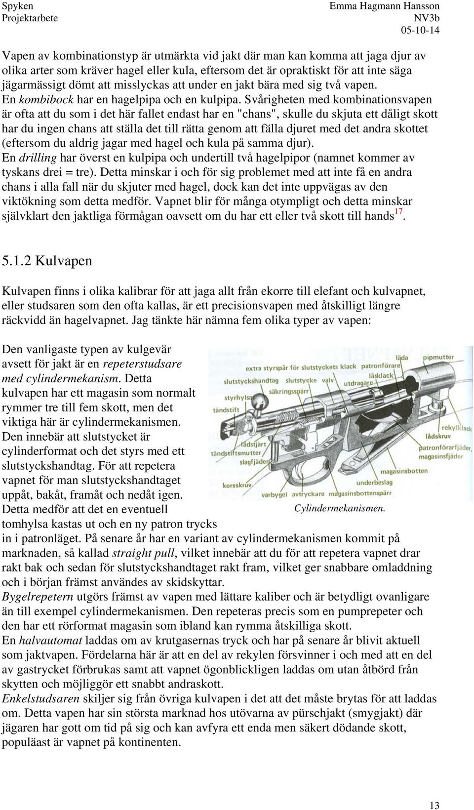 Svårigheten med kombinationsvapen är ofta att du som i det här fallet endast har en "chans", skulle du skjuta ett dåligt skott har du ingen chans att ställa det till rätta genom att fälla djuret med