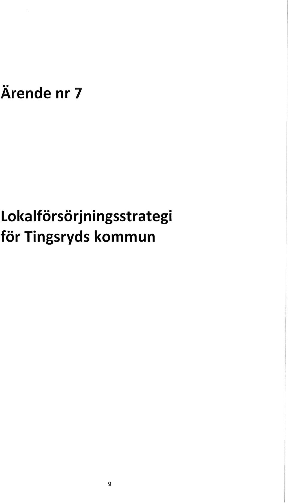 ngsstrategi för