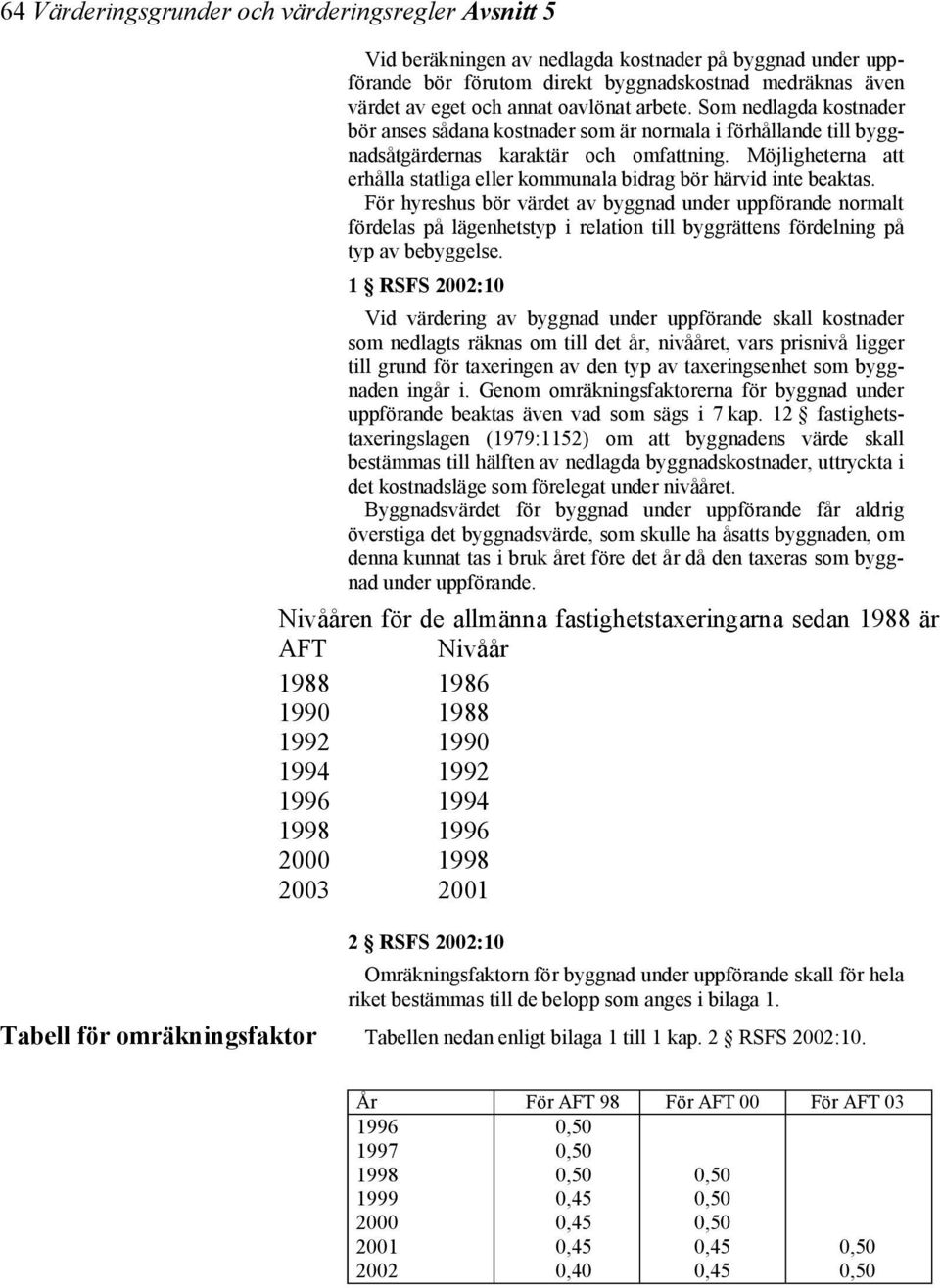 Möjligheterna att erhålla statliga eller kommunala bidrag bör härvid inte beaktas.