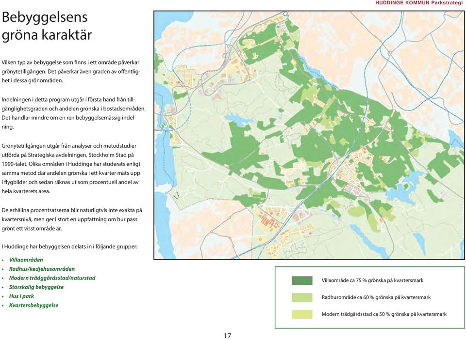 Grönytetillgången utgår från analyser och metodstudier utförda på Strategiska avdelningen, Stockholm Stad på 1990-talet.