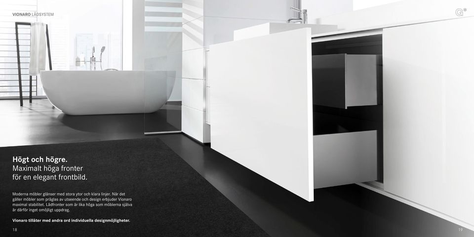 När det gäller möbler som präglas av utseende och design erbjuder Vionaro maximal