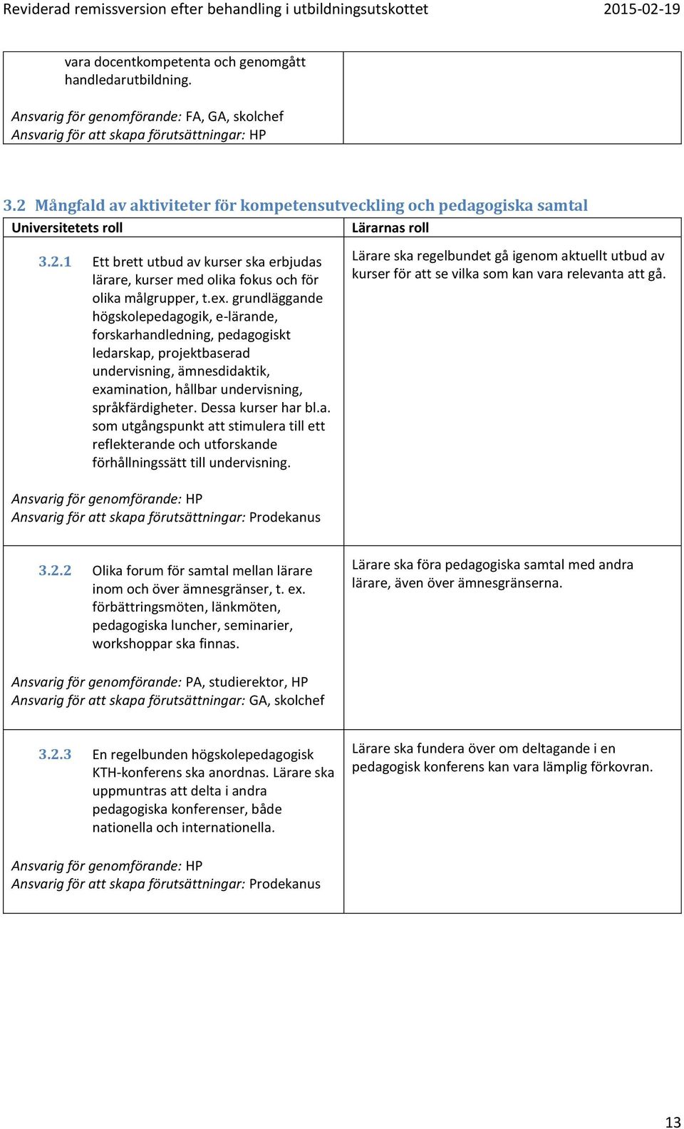 grundläggande högskolepedagogik, e-lärande, forskarhandledning, pedagogiskt ledarskap, projektbaserad undervisning, ämnesdidaktik, examination, hållbar undervisning, språkfärdigheter.