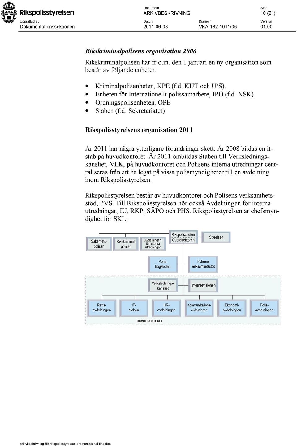 År 2008 bildas en itstab på huvudkontoret.