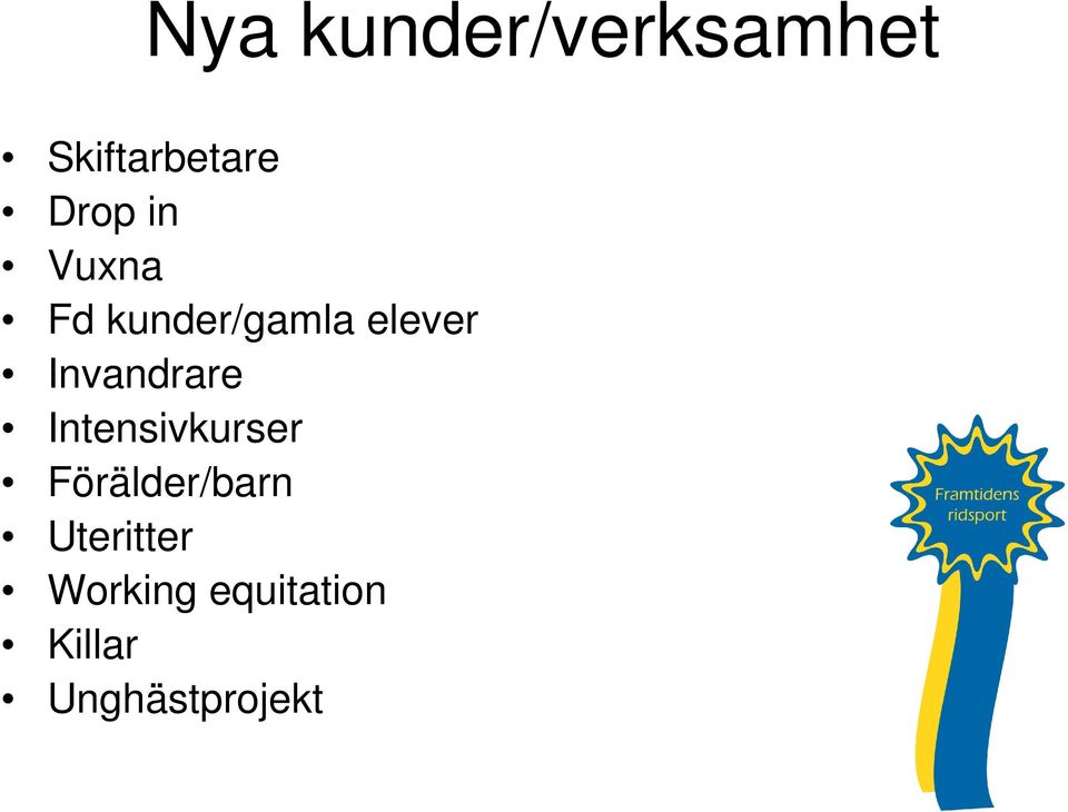 Invandrare Intensivkurser Förälder/barn