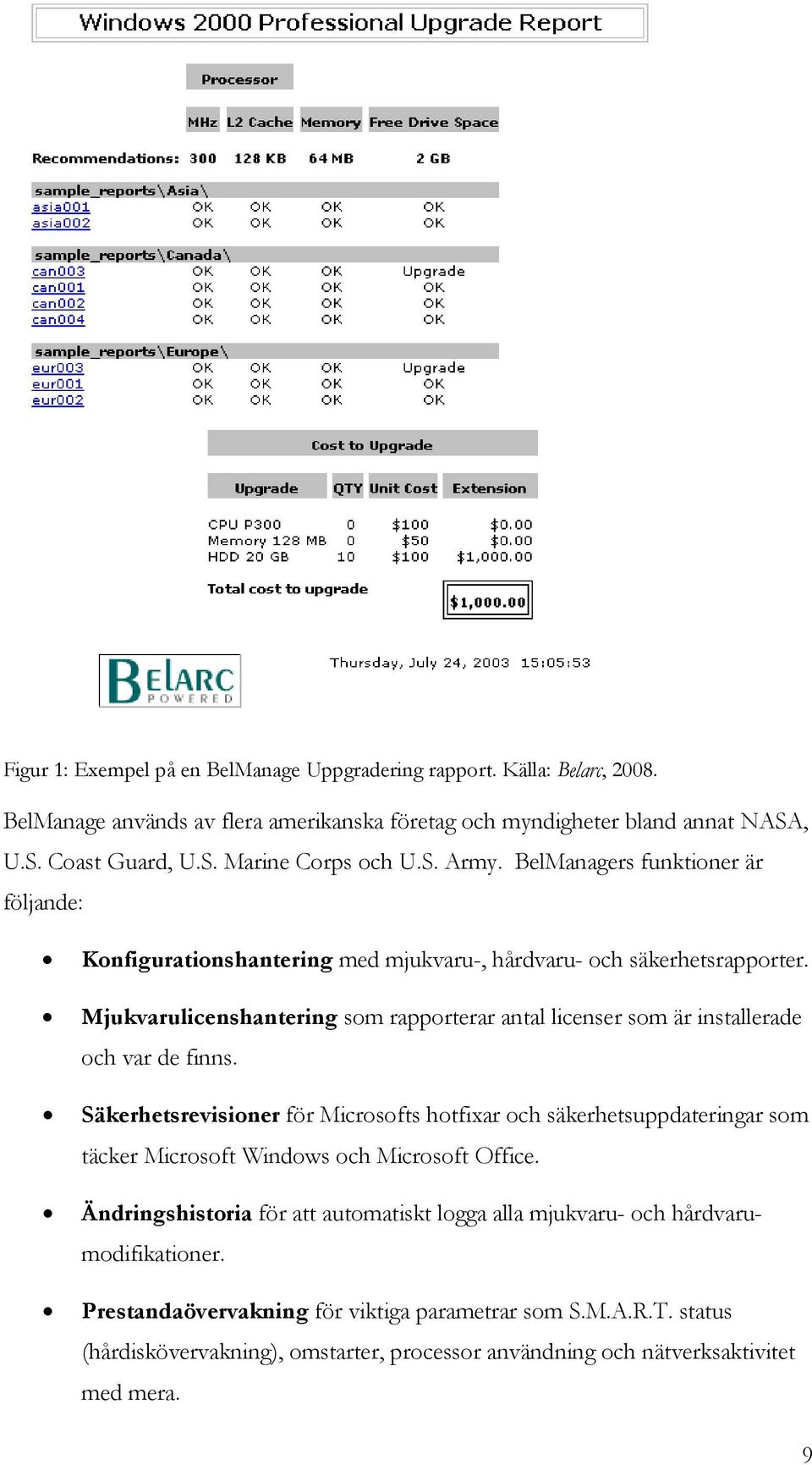 Mjukvarulicenshantering sm rapprterar antal licenser sm är installerade ch var de finns.