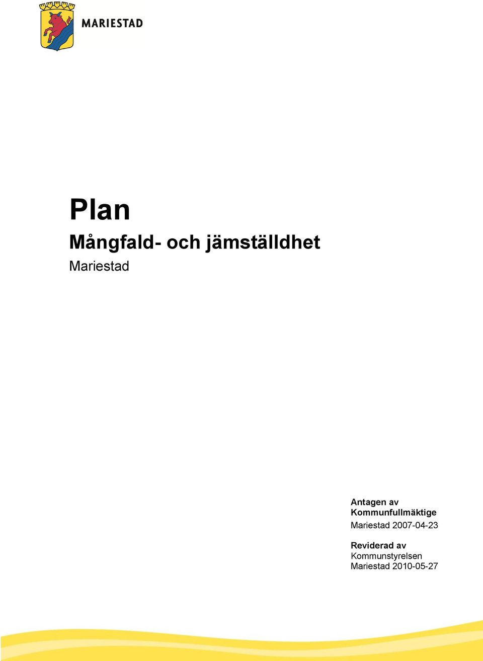 Kommunfullmäktige Mariestad