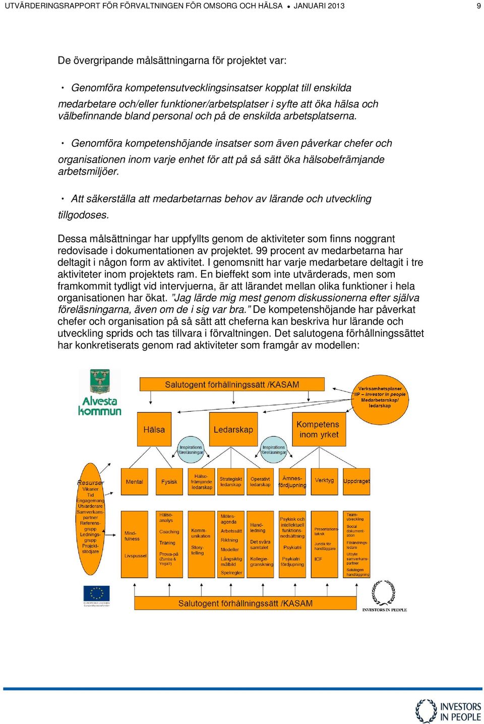 Genomföra kompetenshöjande insatser som även påverkar chefer och organisationen inom varje enhet för att på så sätt öka hälsobefrämjande arbetsmiljöer.