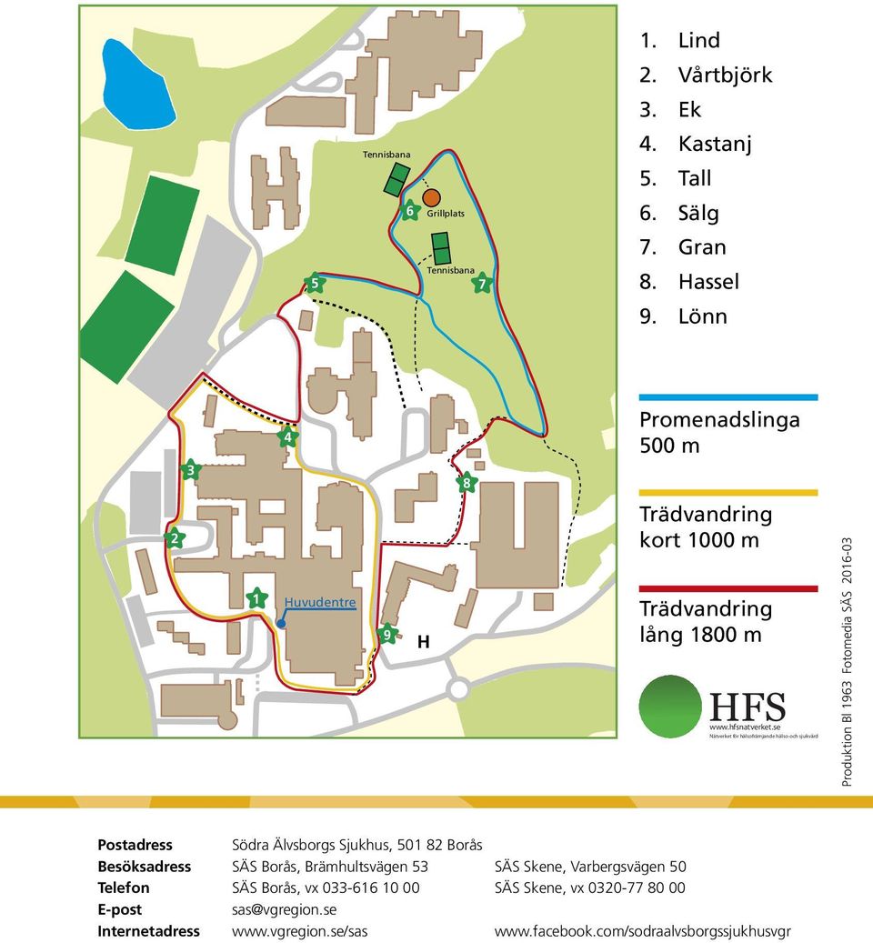 se Nätverket för hälsofrämjande hälso-och sjukvård Produktion Bl 1963 Fotomedia SÄS 2016-03 Postadress Södra Älvsborgs Sjukhus, 501 82 Borås