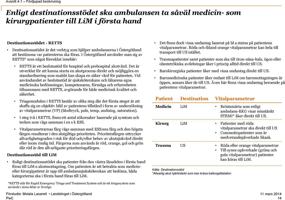 ambulanserna i Östergötland att bestämma var patienterna ska föras.