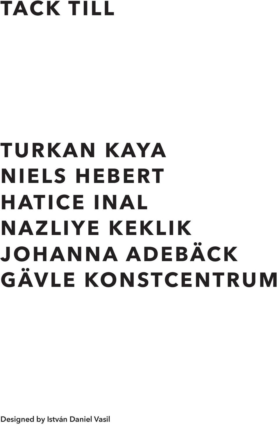 Keklik Johanna Adebäck Gävle