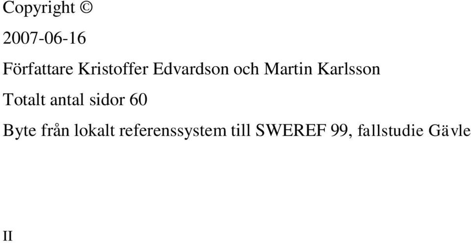 Totalt antal sidor 60 Byte från lokalt