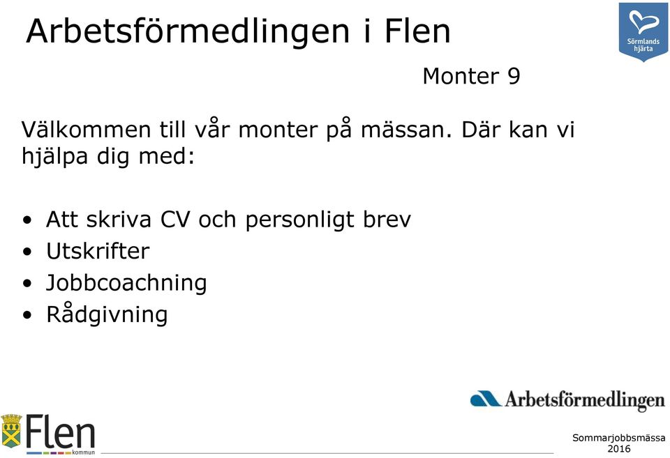 Där kan vi hjälpa dig med: Att skriva CV