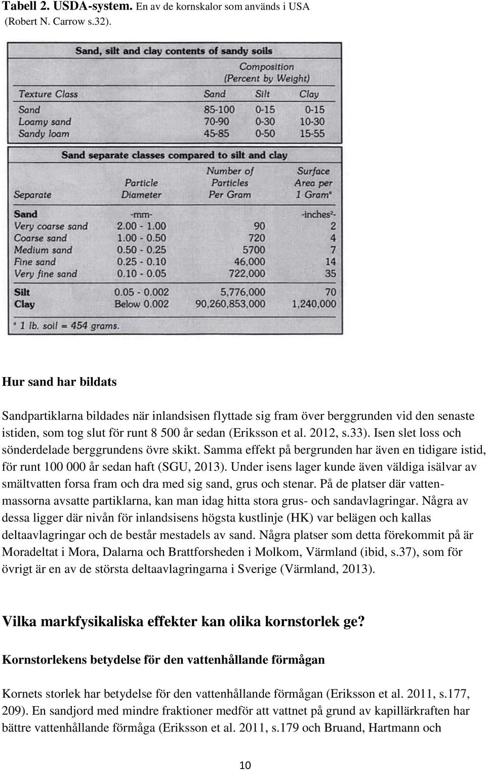 Isen slet loss och sönderdelade berggrundens övre skikt. Samma effekt på bergrunden har även en tidigare istid, för runt 100 000 år sedan haft (SGU, 2013).