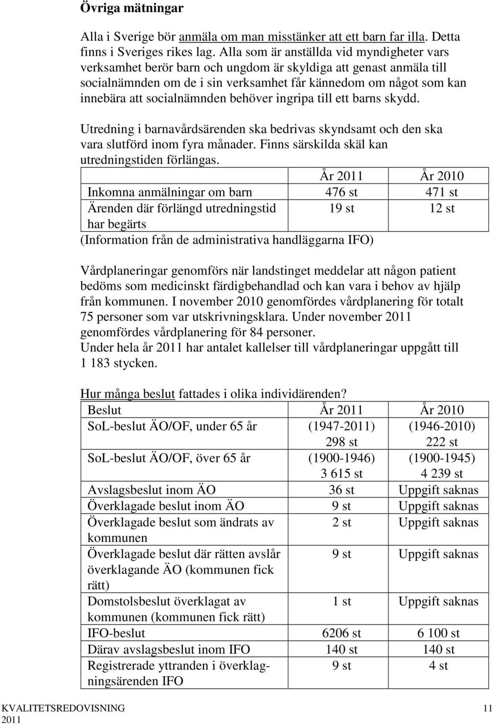 socialnämnden behöver ingripa till ett barns skydd. Utredning i barnavårdsärenden ska bedrivas skyndsamt och den ska vara slutförd inom fyra månader.