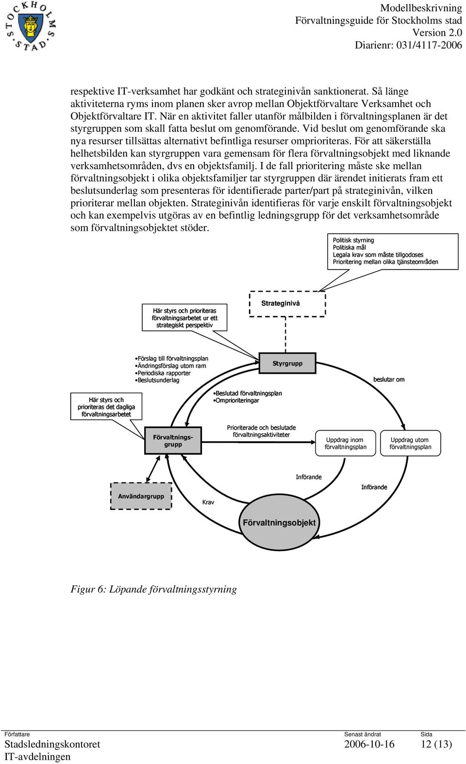 Vid beslut om genomförande ska nya resurser tillsättas alternativt befintliga resurser omprioriteras.