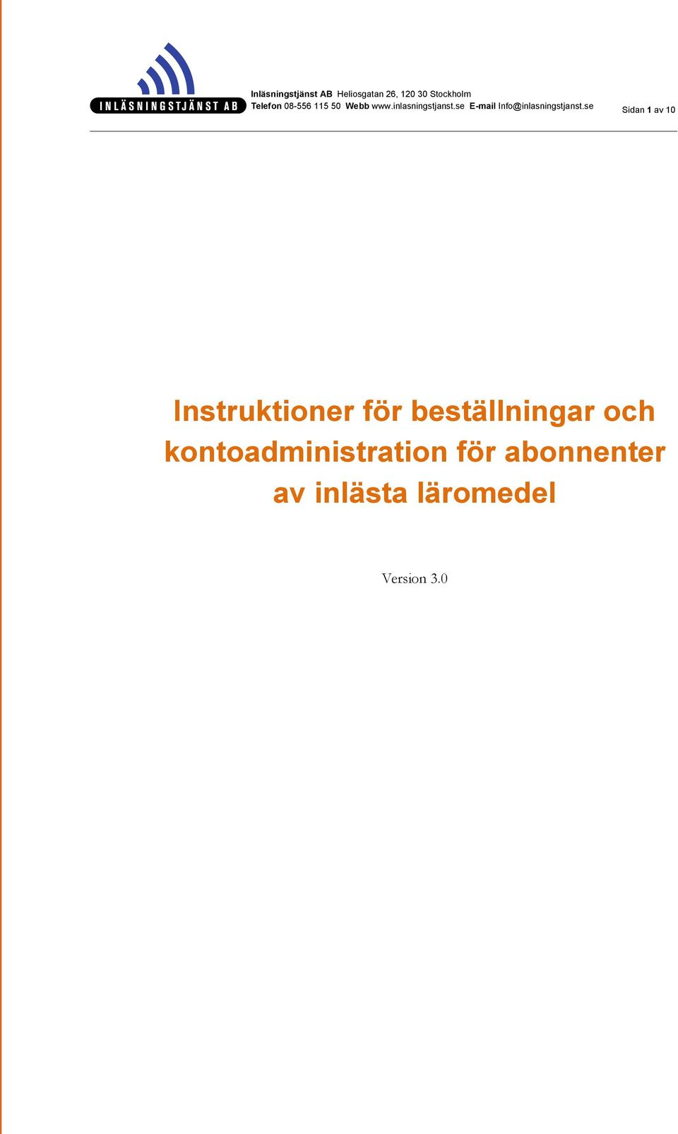 kontoadministration för