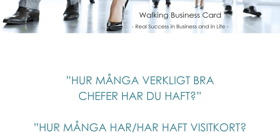 HAFT? HUR MÅNGA