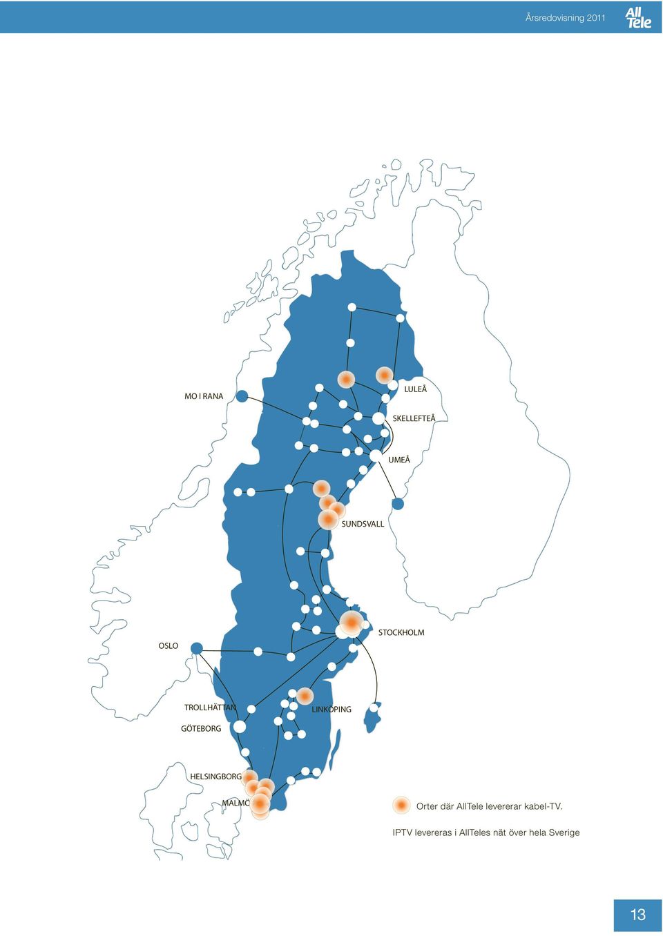 HELSINGBORG MALMÖ Orter där AllTele levererar