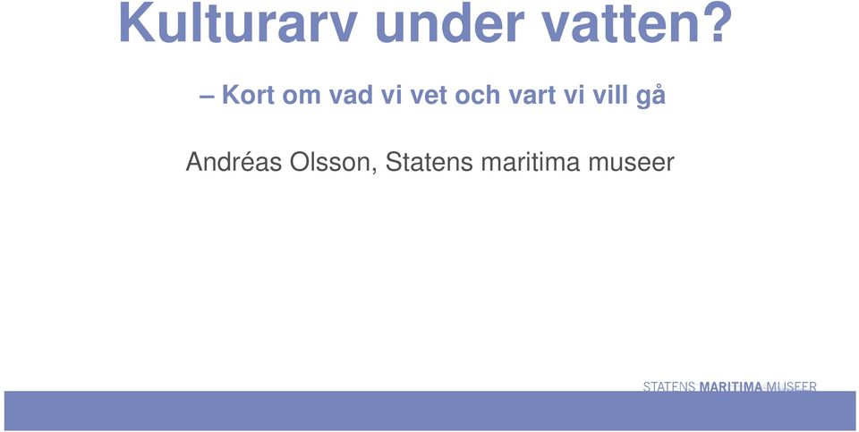 vart vi vill gå Andréas