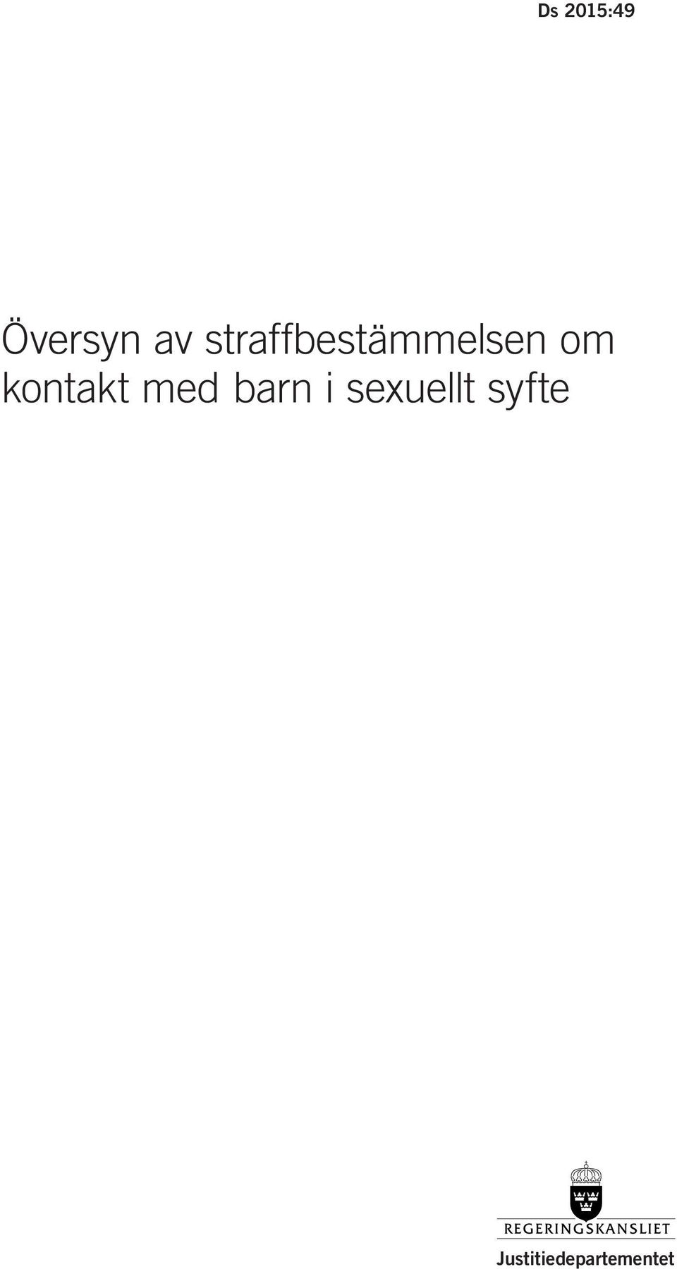 kontakt med barn i