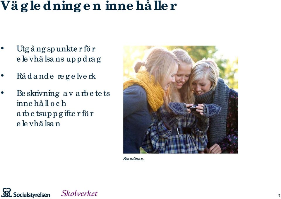 Beskrivning av arbetets innehåll och