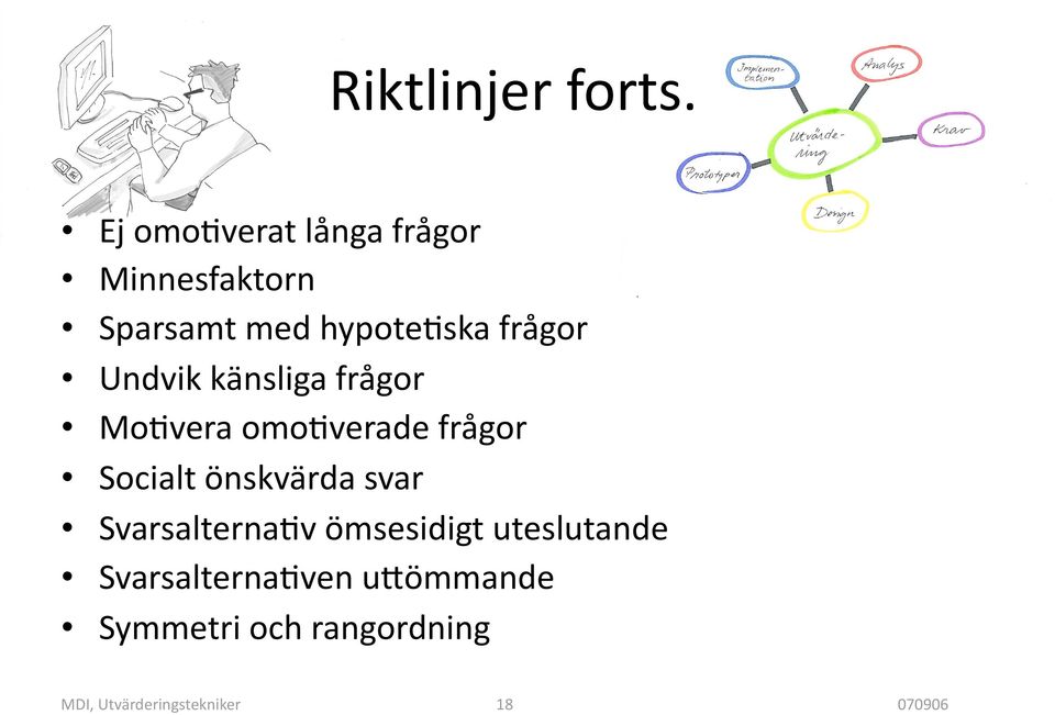 Undvik känsliga frågor MoCvera omocverade frågor Socialt önskvärda svar